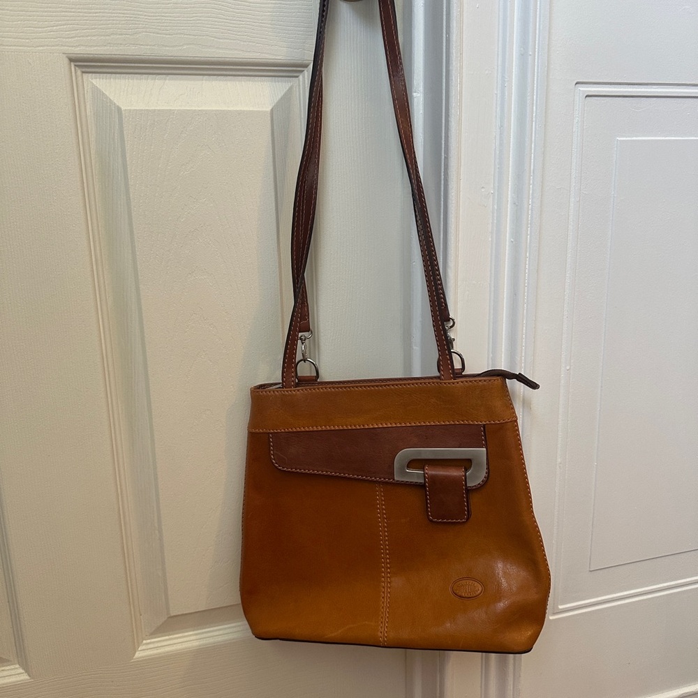 Brown Leather Shoulder Bag